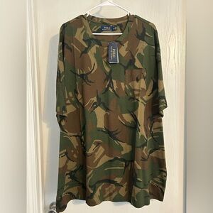 Ralph Lauren | Green and Brown Camouflage Tee | Size 3XB